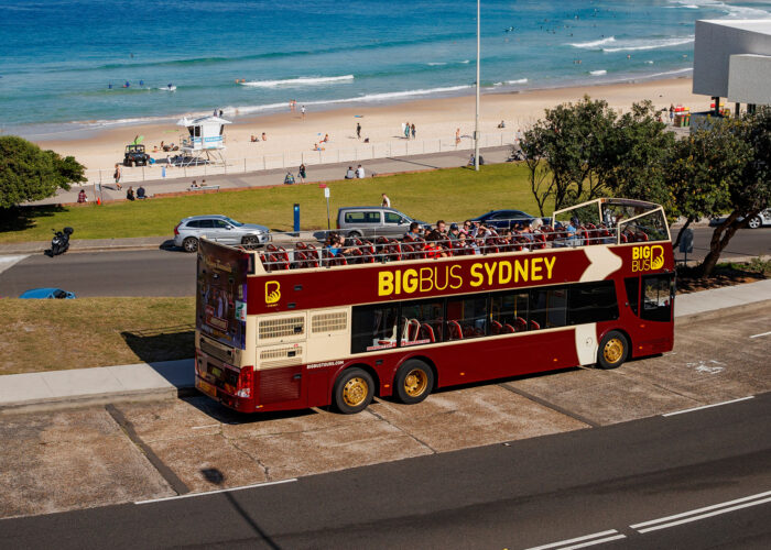 Big Bus Sydney at Bondi Beach